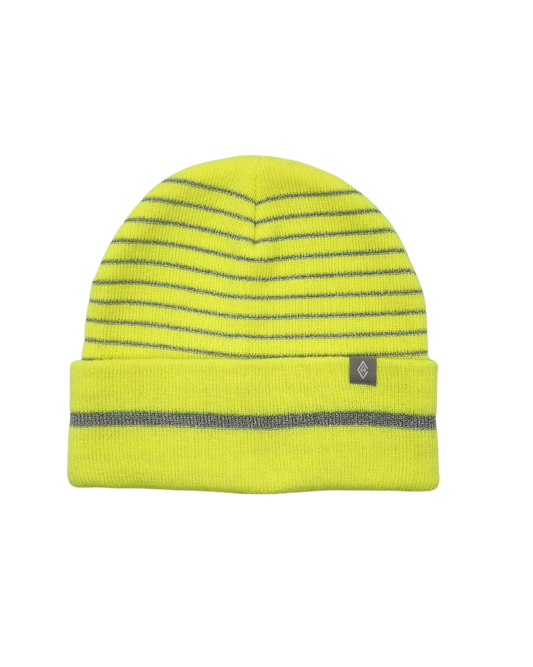 Ultra Stripe Hi-Viz Reflective Safety Beanie - Cuffed