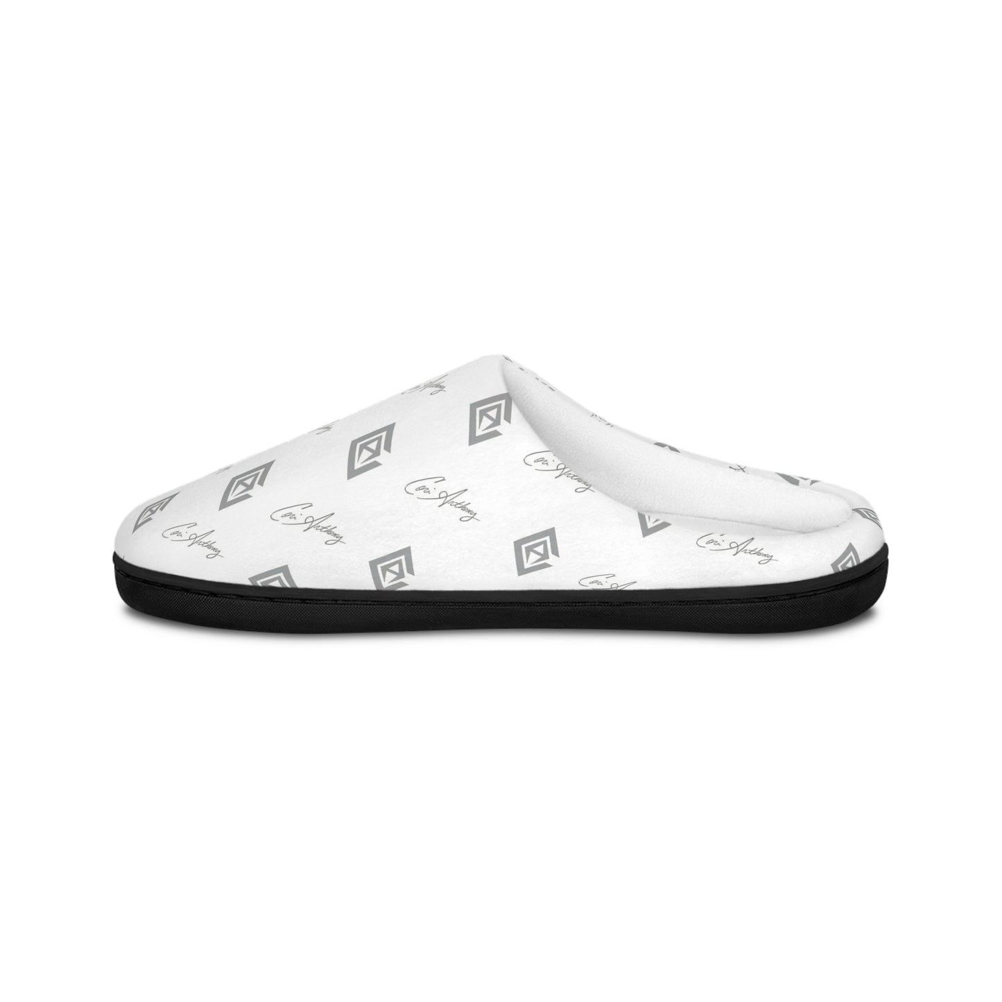 Cori Anthony Comfy DeLux Slippers - WHITE