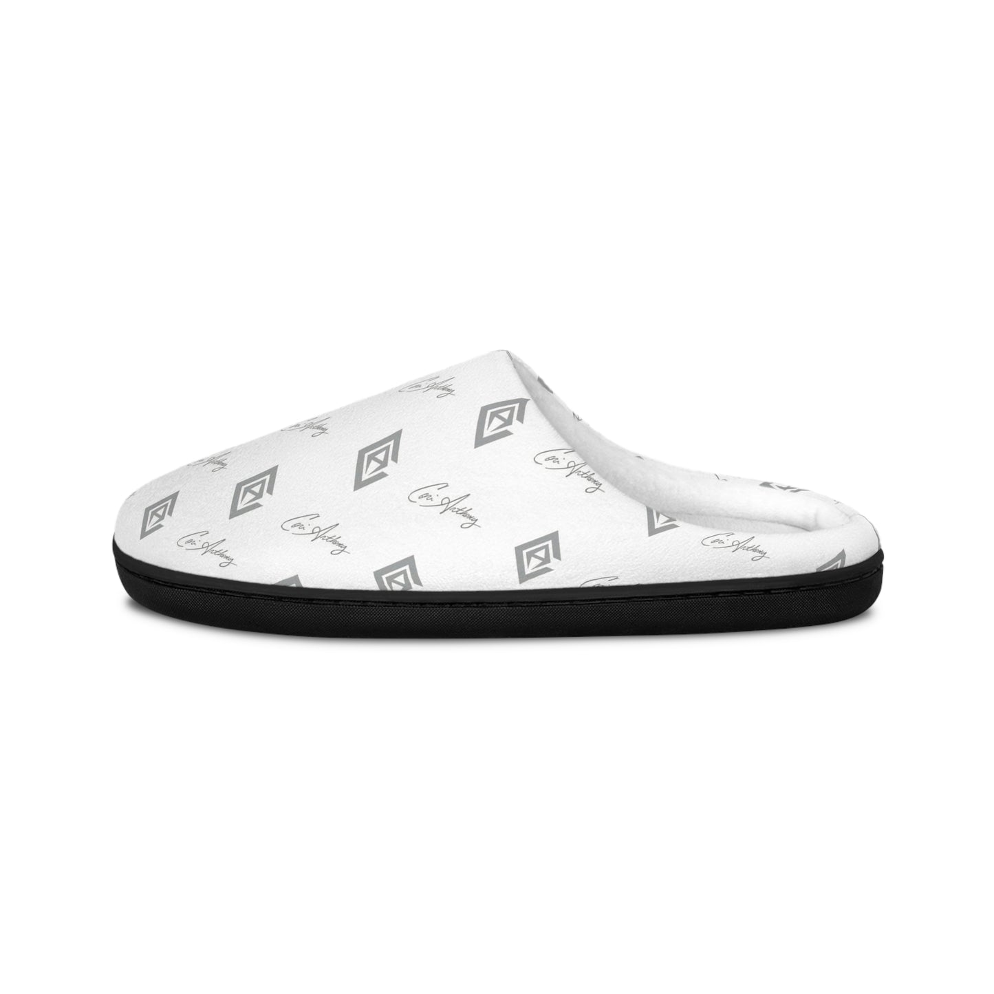 Cori Anthony Comfy DeLux Slippers - WHITE