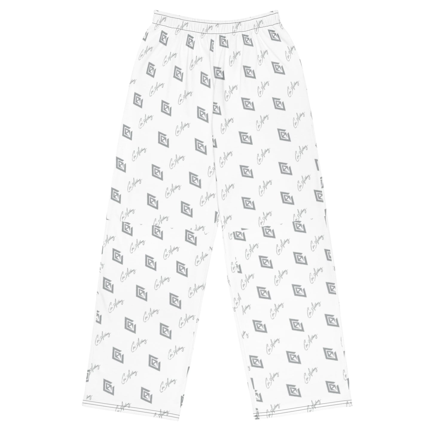 Double Branded Wide Leg Pajama Pants - Unisex