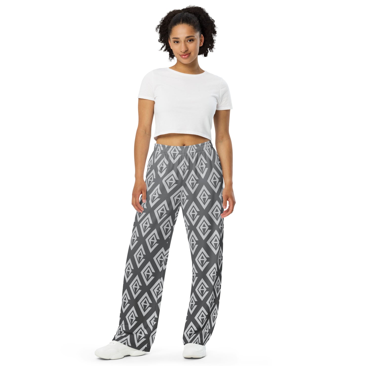 Carbon Logo Wide Leg Pajama Pants - Unisex