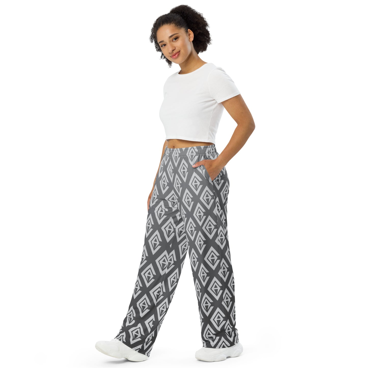 Carbon Logo Wide Leg Pajama Pants - Unisex