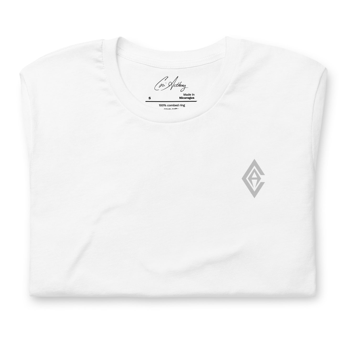 Athletic Emblem Tee - White